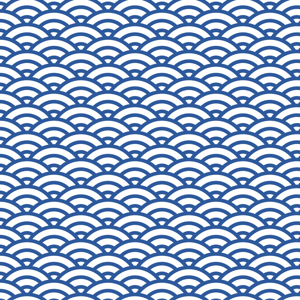 青海波模様の完成イメージ