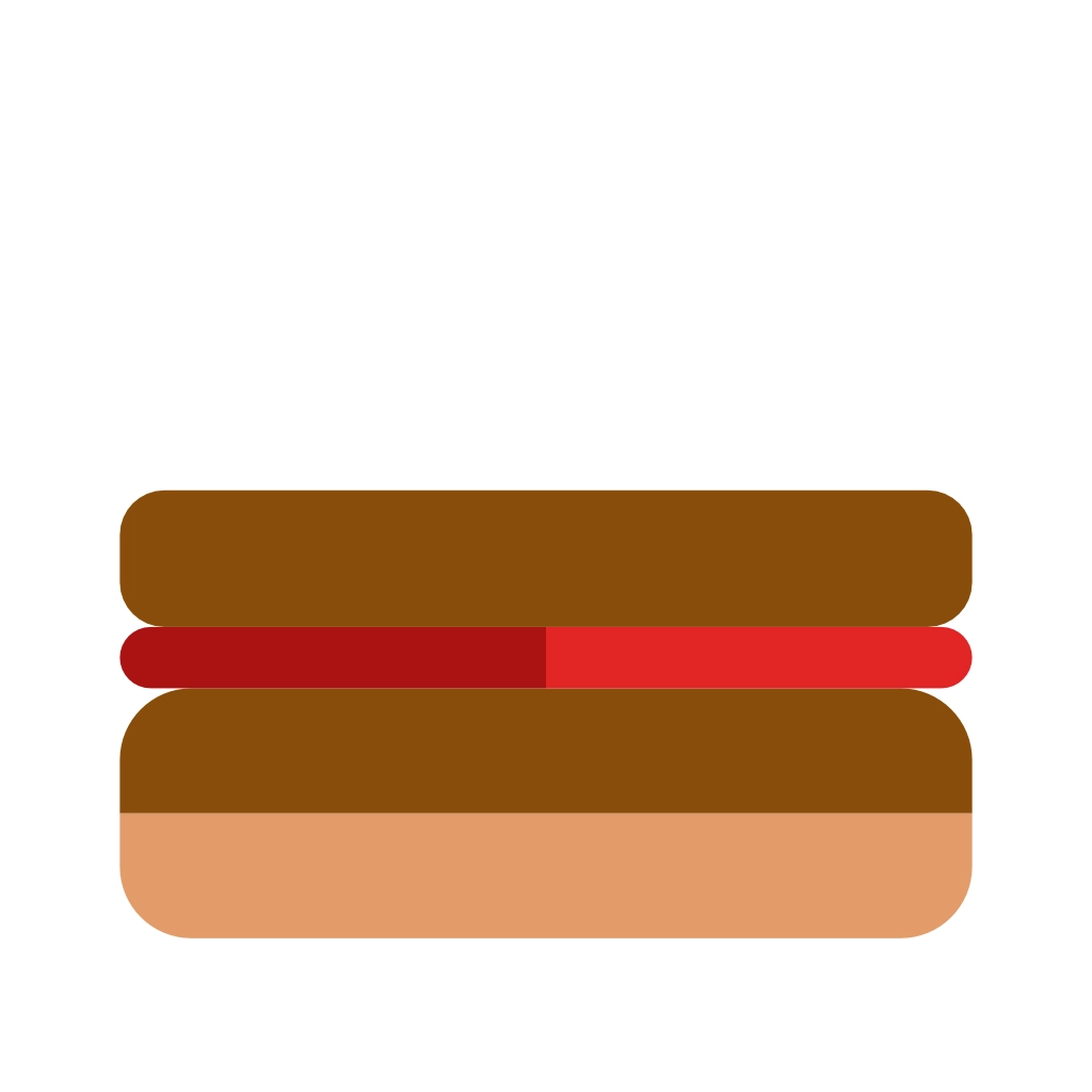 現段階で作れるハンバーガーのパーツ