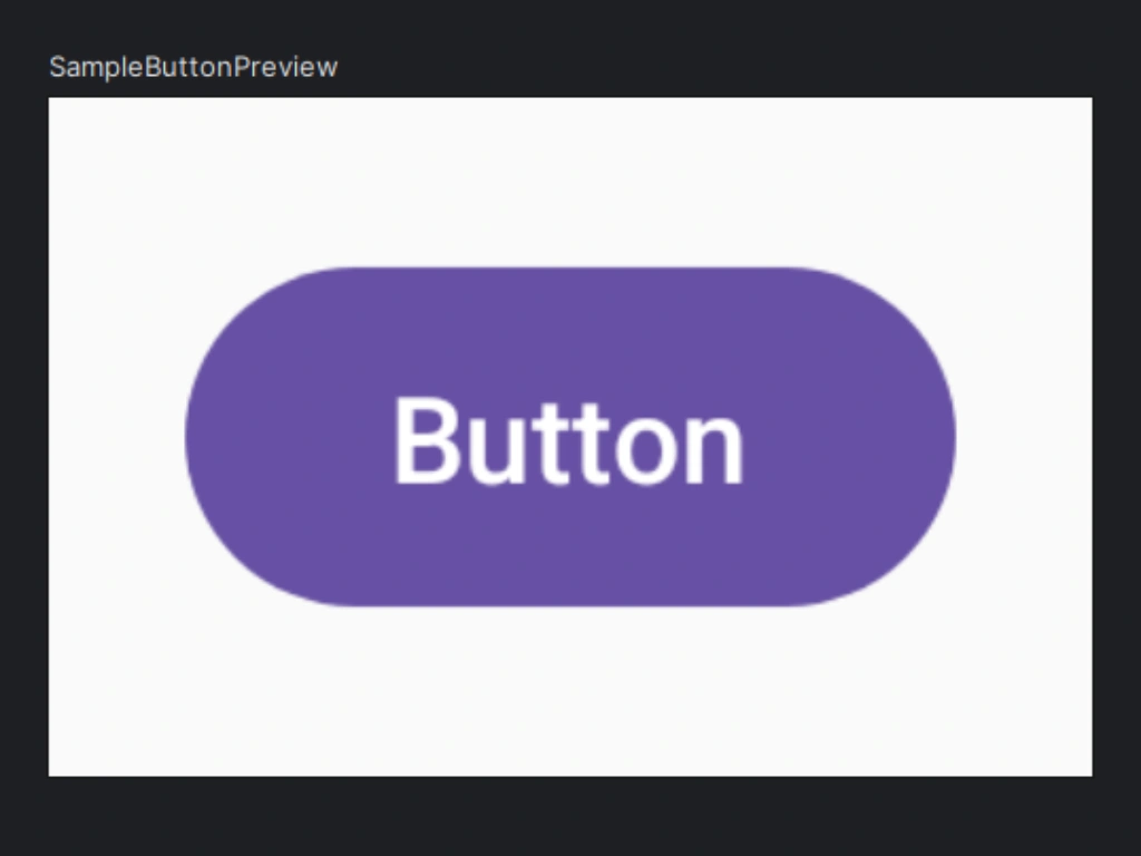 ボタンにデフォルトのPrimaryカラーが適用されていることを示す画像