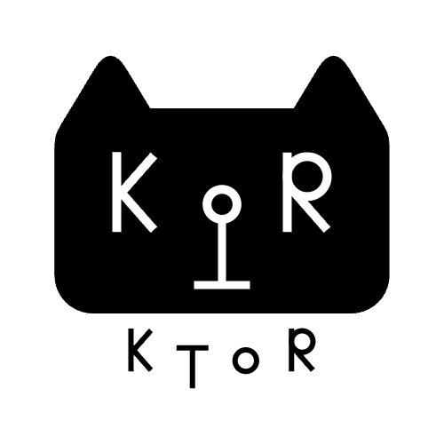 Ktorの各文字をモチーフにしたオリジナルロゴ